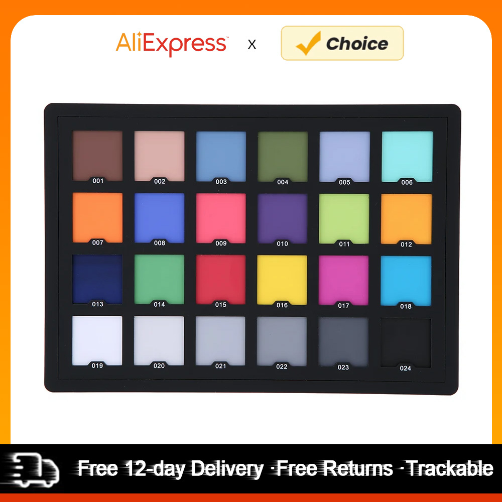 Photography Quiz - Professional 24 Color Card Test for