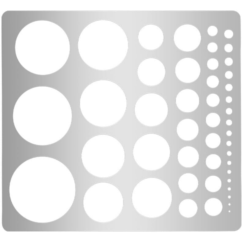 Photography Rules - 1Pcs Metal Circle Stencil Templates for
