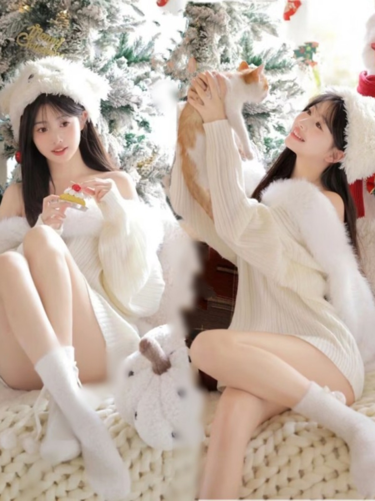 Photography Young - Style Winter Photography White Sweater Young