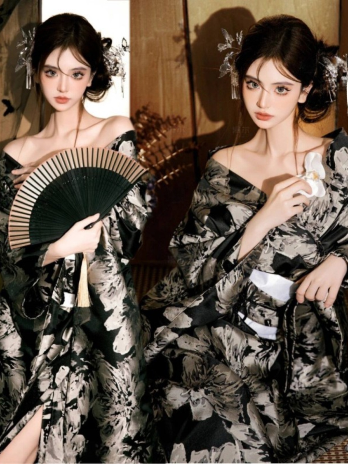 Photography Young - New Style Kimono Bathrobe Photography Costume
