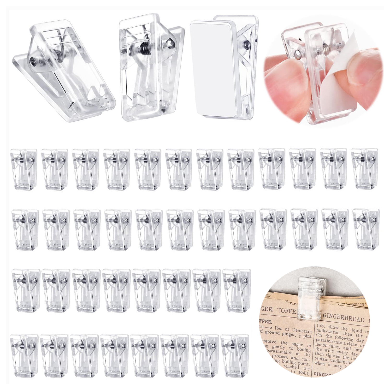 Photography Quiz - 40/100Pcs Acrylic Test Paper Clip with
