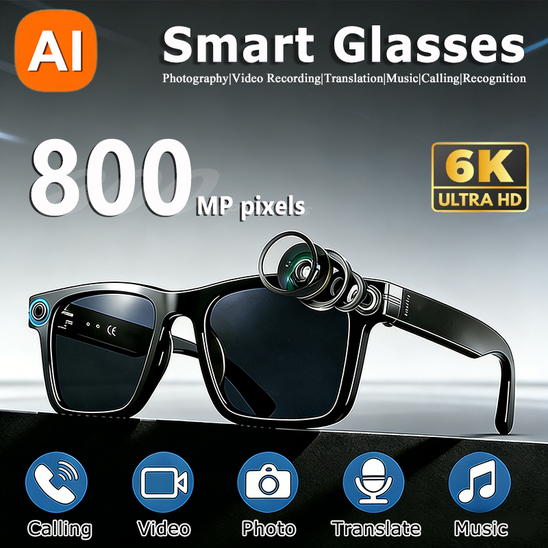 Photography Product - 6K HD AI Camera Glasses 800MP