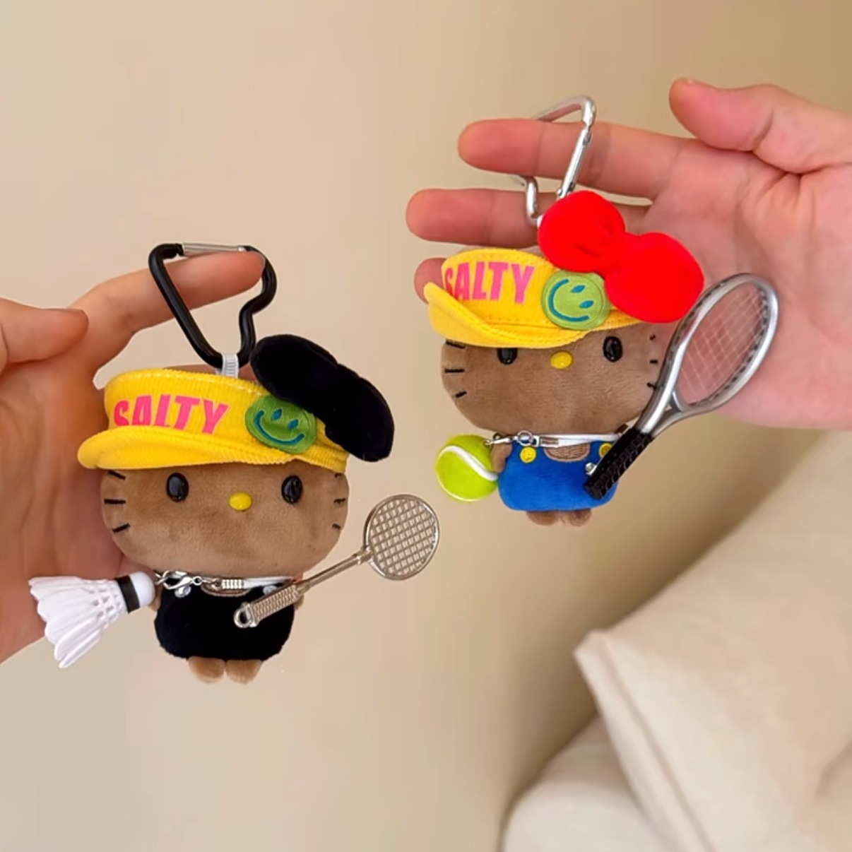 Photography Rules - Sporty Black Skin Plush Keychain, Mini
