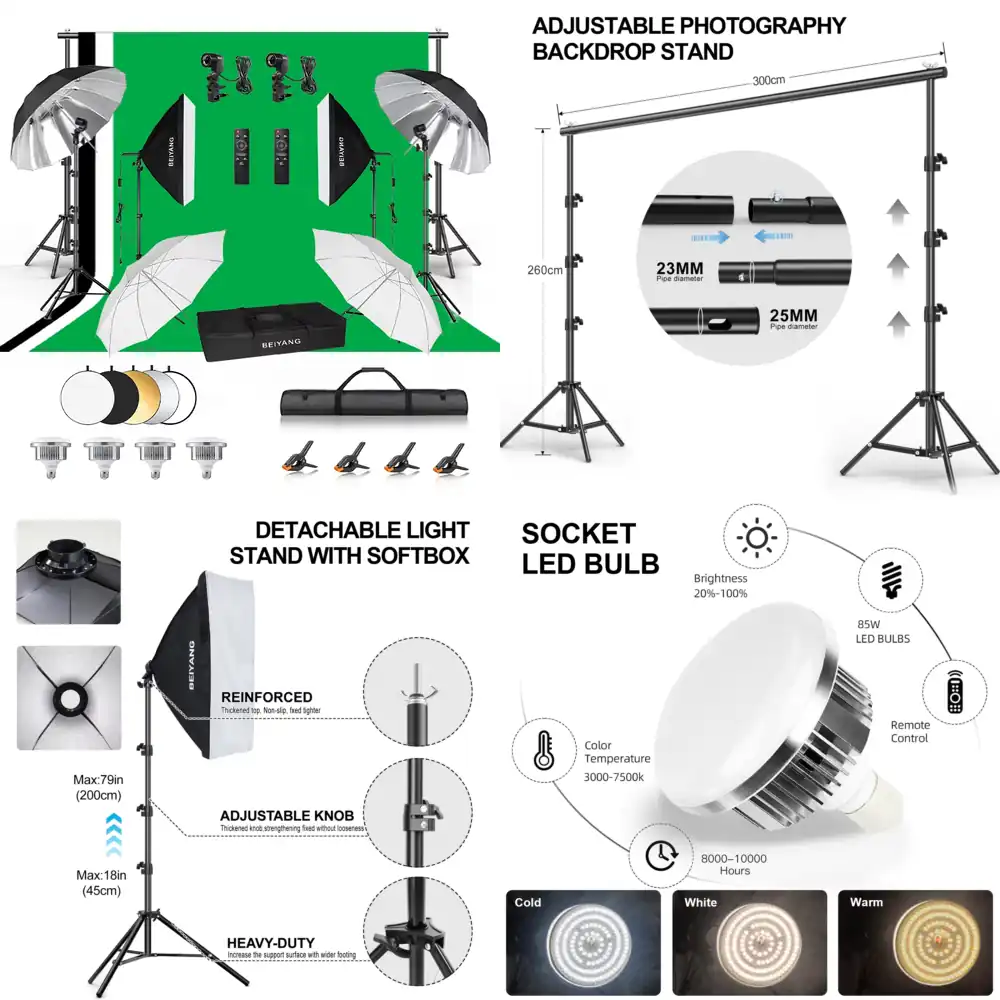 Adjustable Photography Backdro - Backdrop Stand Kit review and price