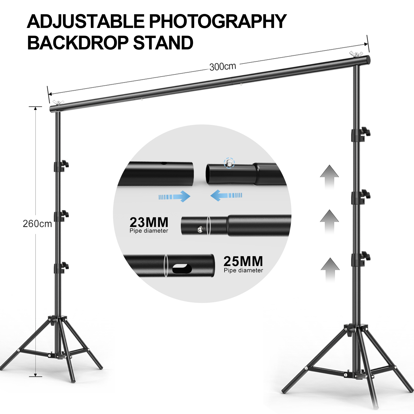 Adjustable Photography Backdro - Backdrop Stand Kit review and price