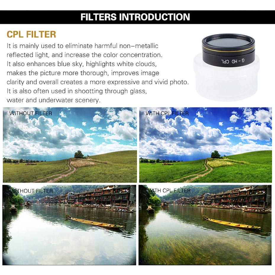 Drone Filter For Phantom 4 Pro - Nd Filter Set review and price