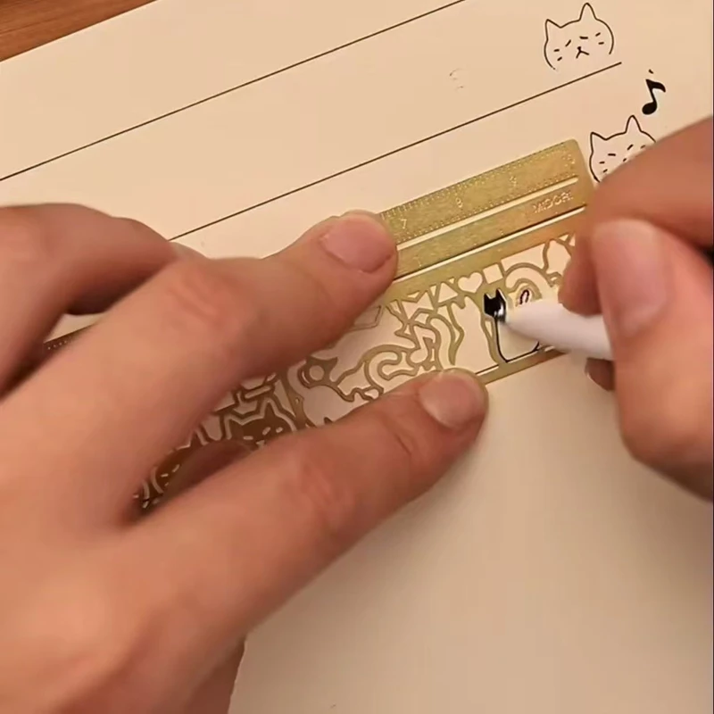 Cute Cat Double Sided Ruler Bo - Photography Rules review and price