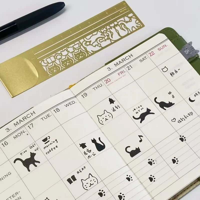 Cute Cat Double Sided Ruler Bo - Photography Rules review and price