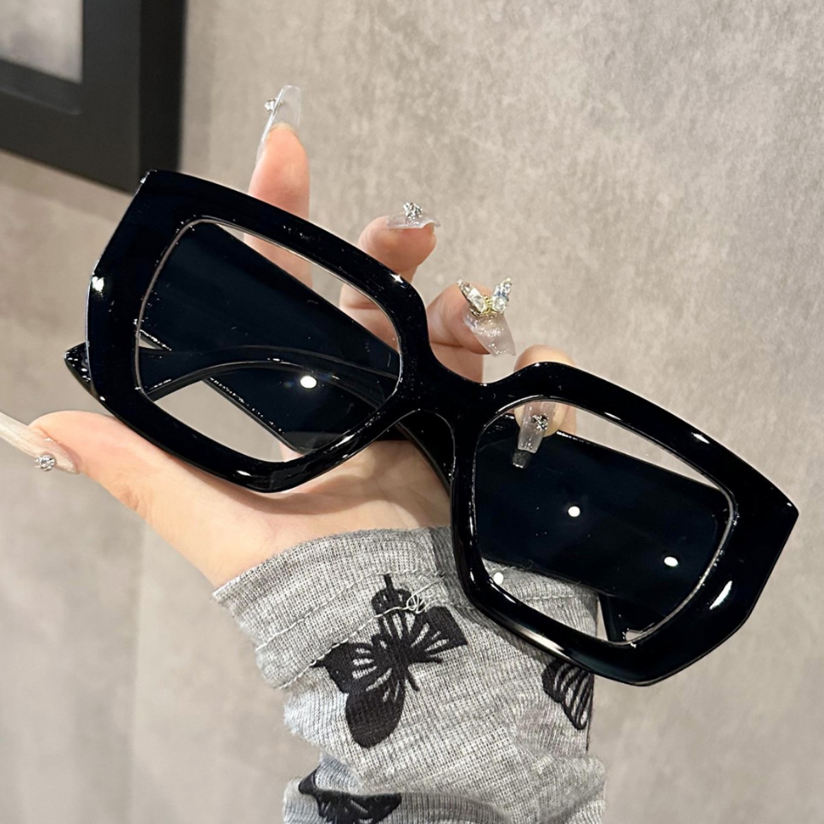 Super Large BoxSunglasses Wome - Photography Fashion review and price