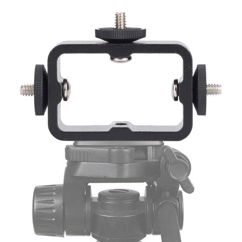 3 in 1 Holder Head Mount Flash - Camera Cage Baseplate review and price