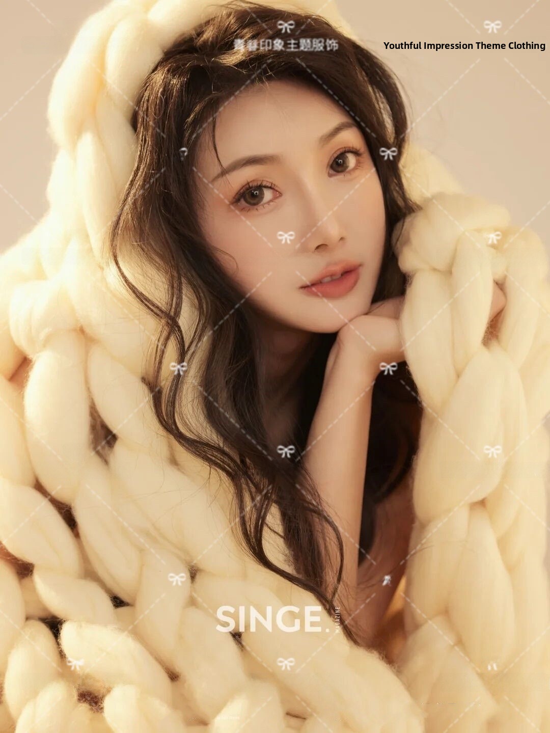 Lush Style Korean Lazy Blanket - Photography Young review and price