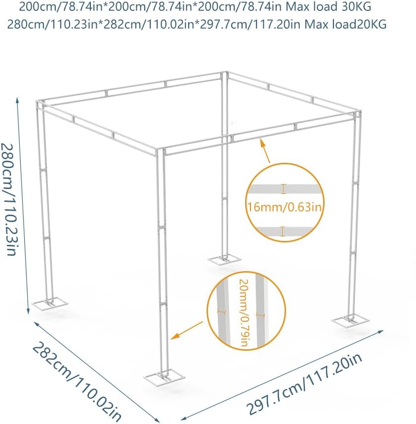 Heavy Wedding Backdrop Stand K - Backdrop Stand Kit review and price