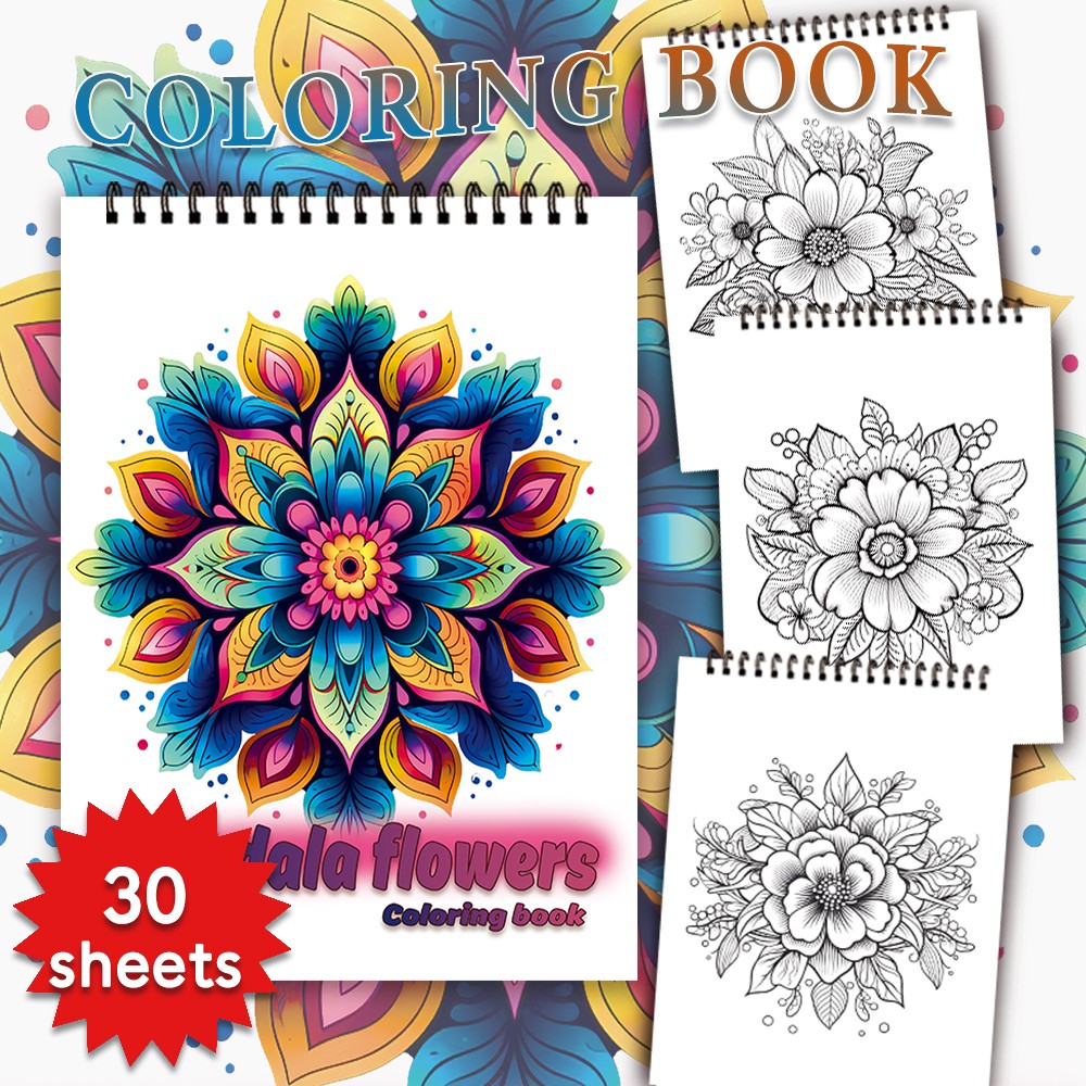 Spiral Coloring book -30 Sheet - Photography Types review and price