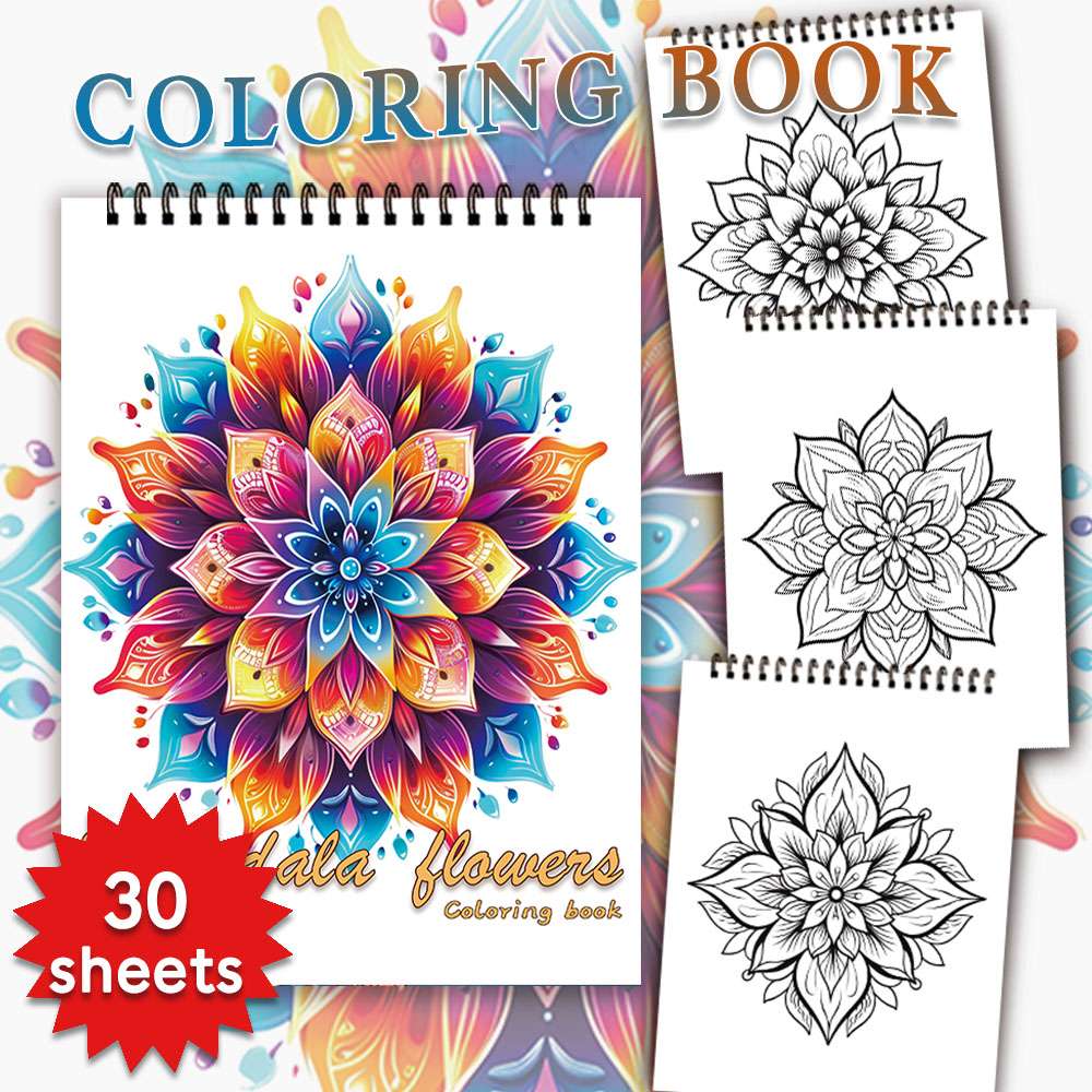Spiral Coloring book -30 Sheet - Photography Types review and price
