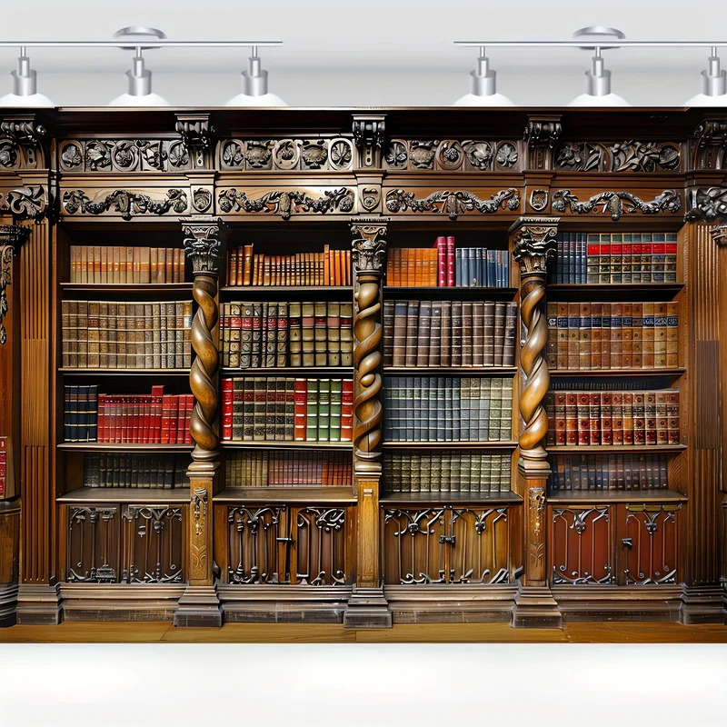 Vintage bookshelves on old boo - Photography Yearbook review and price