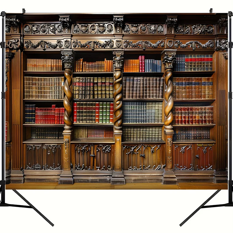 Vintage bookshelves on old boo - Photography Yearbook review and price