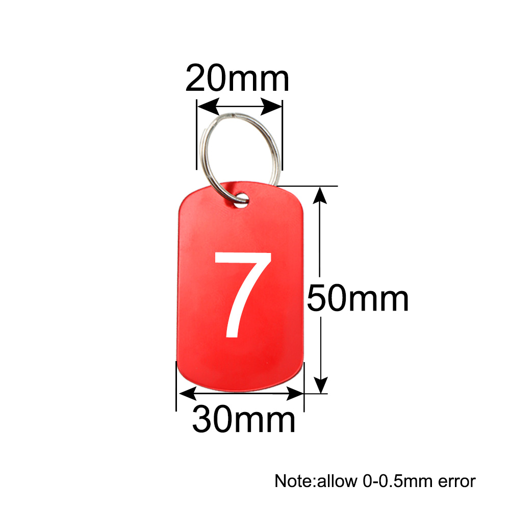 Number Tag Rectangular Aluminu - Photography Rules review and price