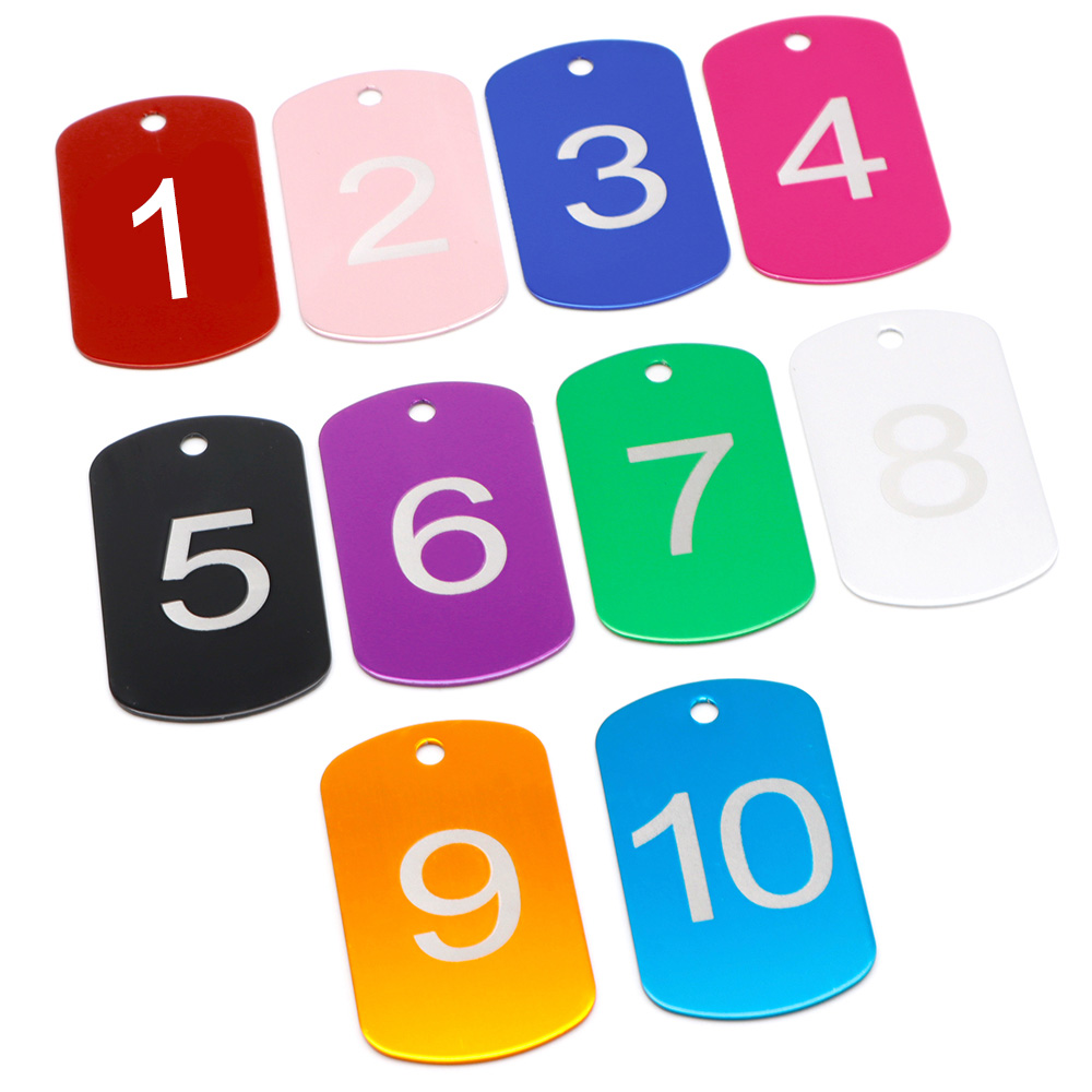 Number Tag Rectangular Aluminu - Photography Rules review and price