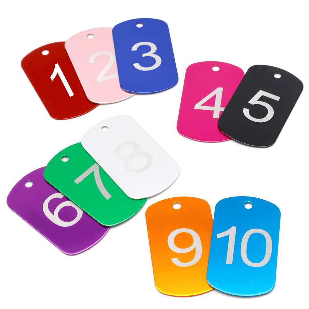 Number Tag Rectangular Aluminu - Photography Rules review and price