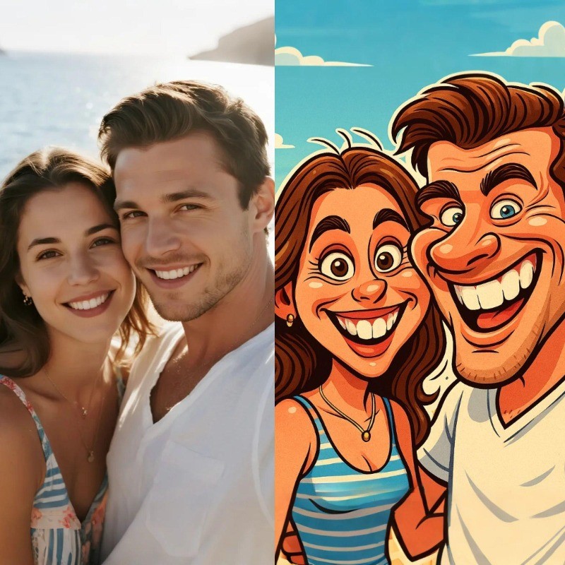 Custom Family Cartoon Poster F - Photography Poster review and price