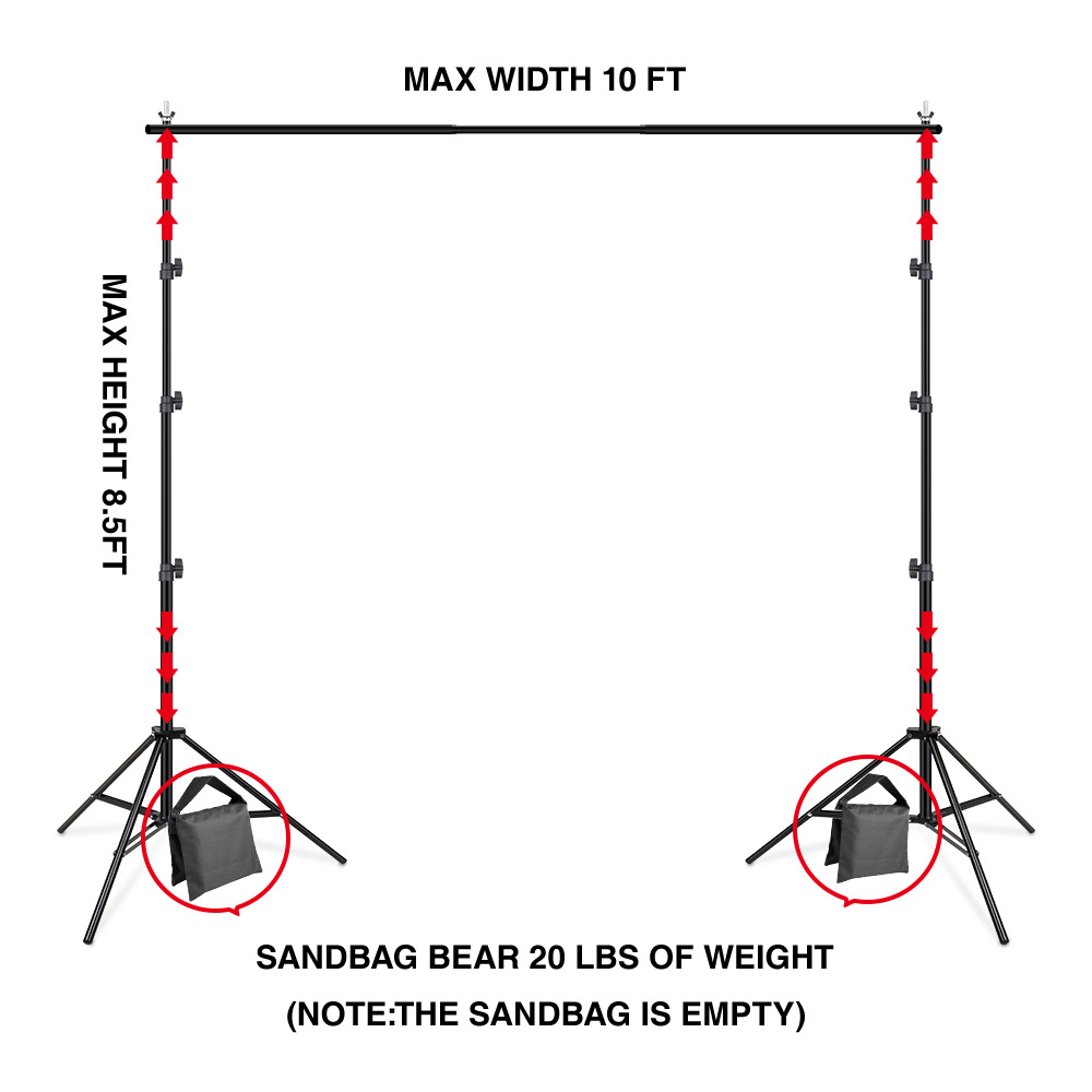 Backdrop Stand Video Photo Vid - Backdrop Stand Kit review and price