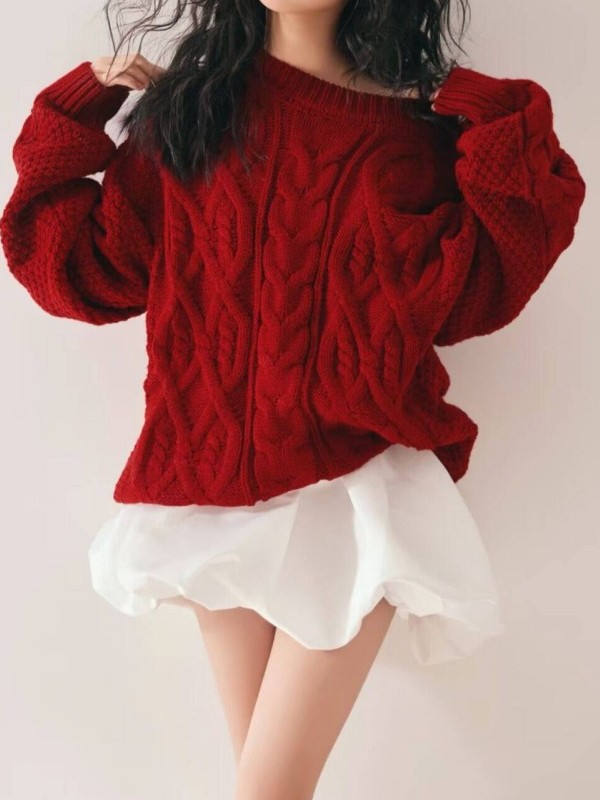 Red Sweater Girl Studio Art Ph - Photography Young review and price