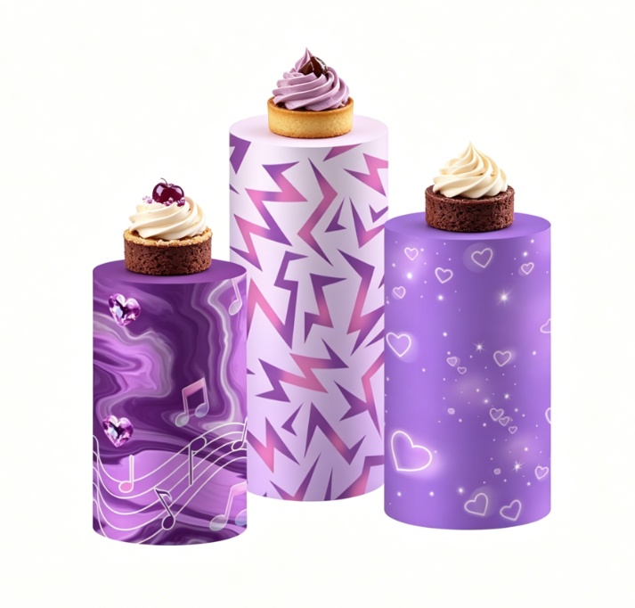 Purple Kpop Music Note Cylinde - Backdrop Stand Kit review and price