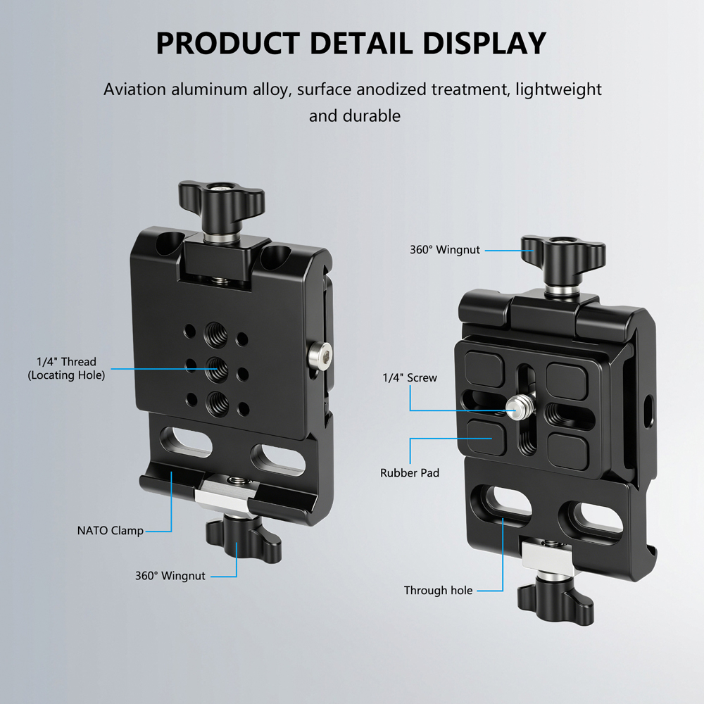 CAMVATE DSLR Camera Arca-Type  - Camera Cage Baseplate review and price