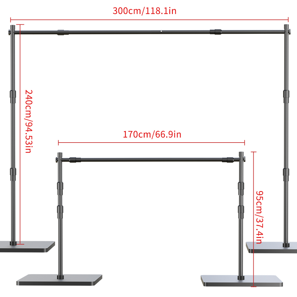 2.4X3M Heavy Duty Background B - Backdrop Stand Kit review and price