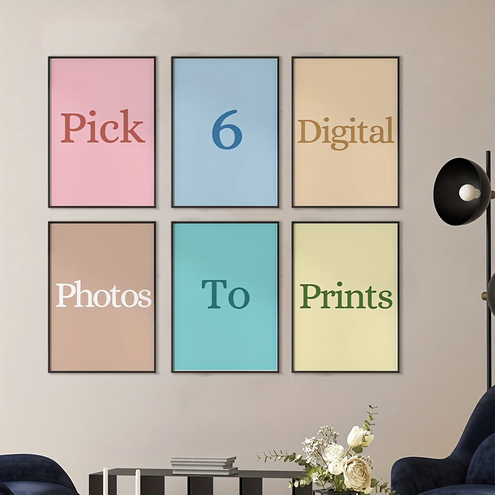 6pcs/set Personalized Custom C - Photography Poster review and price