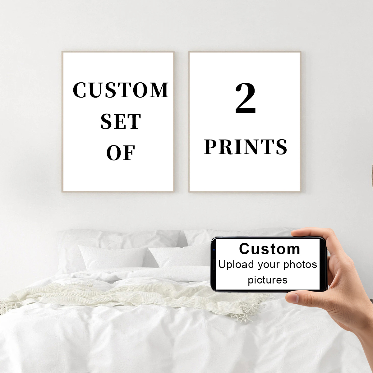 2pcs/set Custom Canvas Prints  - Photography Poster review and price