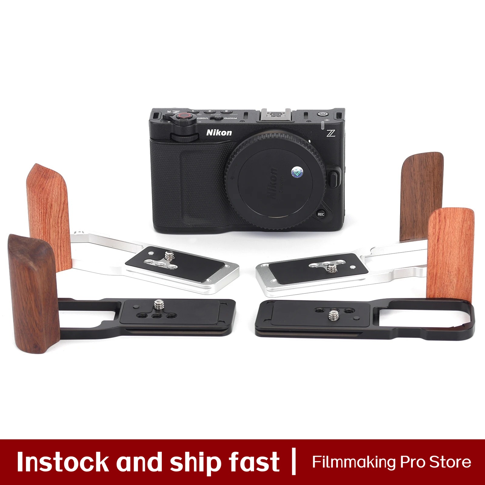 Fittest Wooden Handgrip for Ni - Camera Cage Baseplate review and price