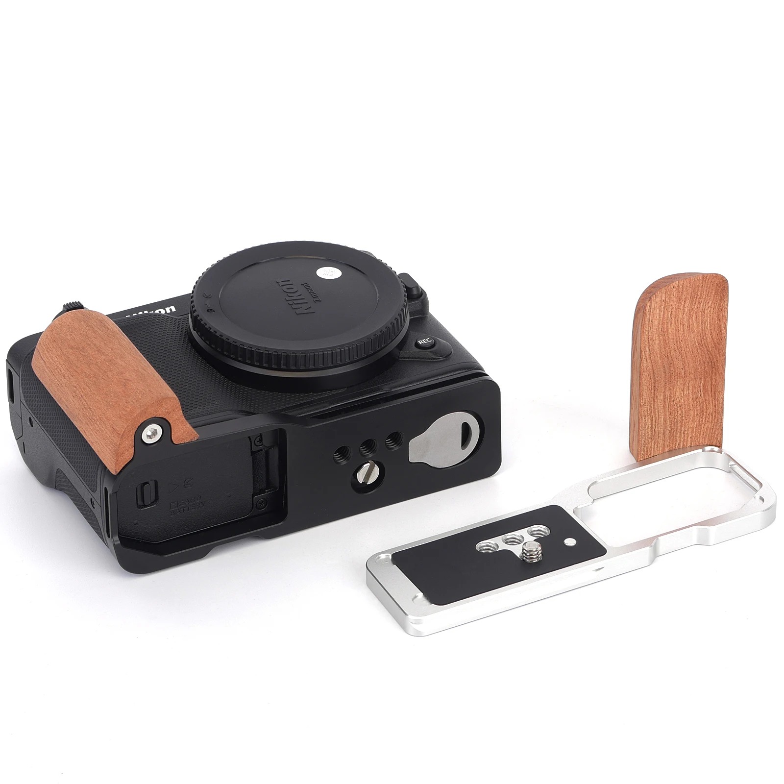Fittest Wooden Handgrip for Ni - Camera Cage Baseplate review and price