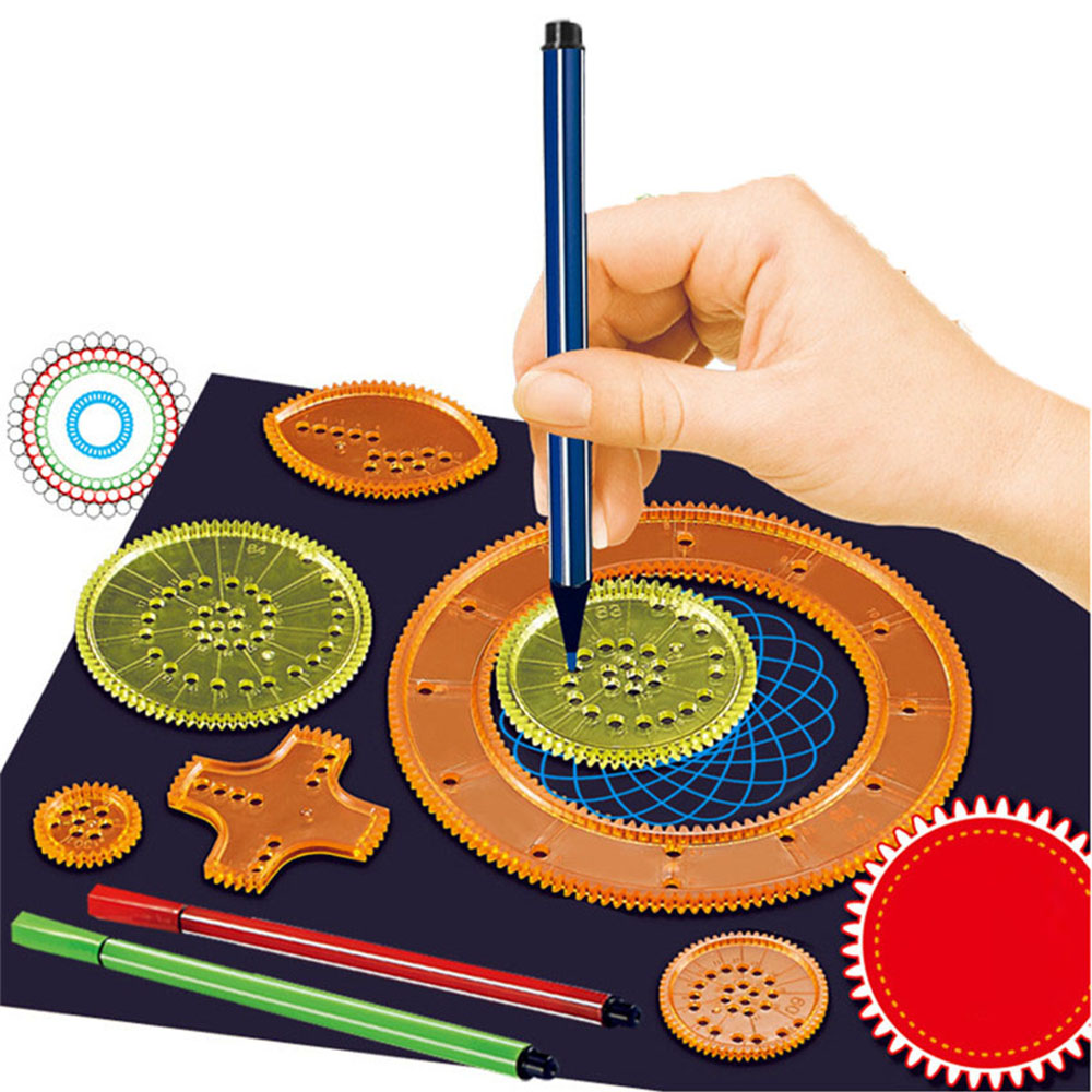 27Pcs Spirograph Drawing Toys  - Photography Rules review and price
