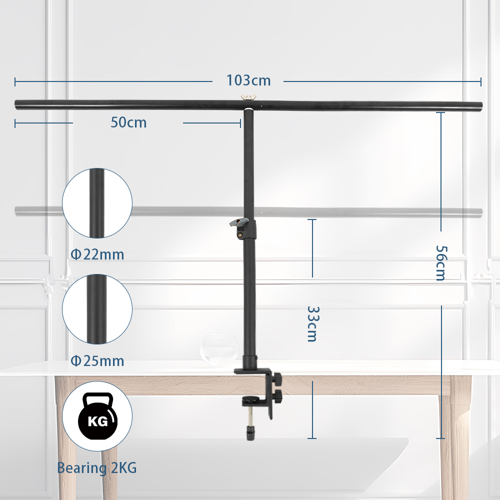 Adjustable Small Desk T-shaped - Backdrop Stand Kit review and price