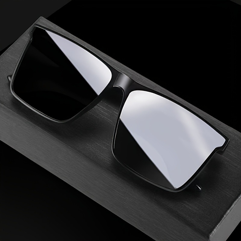 Men'S Simple Black Square Fash - Photography Fashion review and price