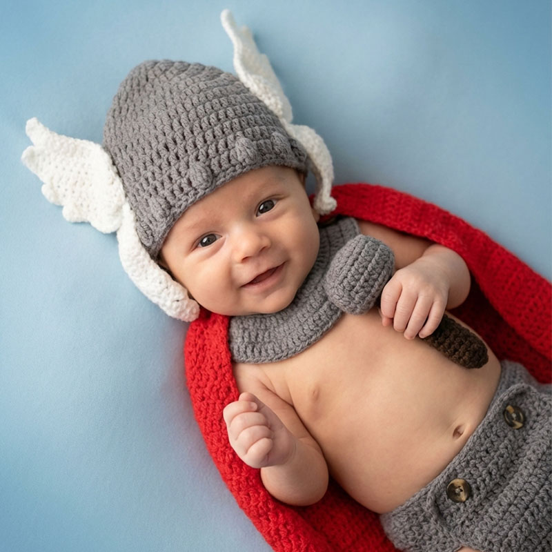 Newborn Photography Props Thor - Photography Outfit review and price